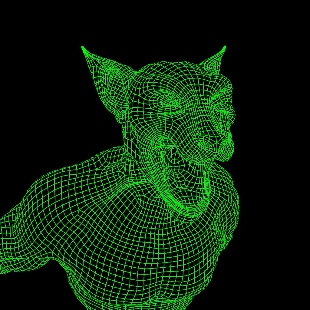 wireframe del modello