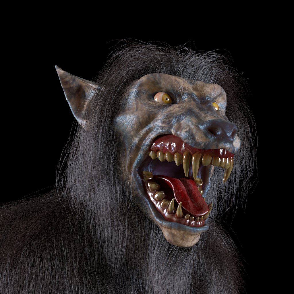 Versione con pelo in Maya