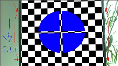 La rotazione della macchina da presa