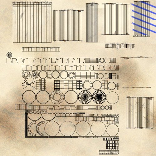 Vista della texture del cannone