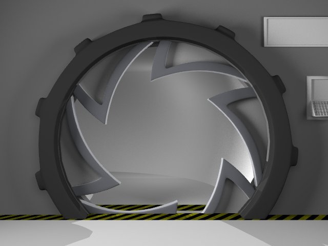 primo render e illuminazione