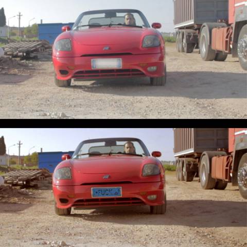 sostituzione della targa