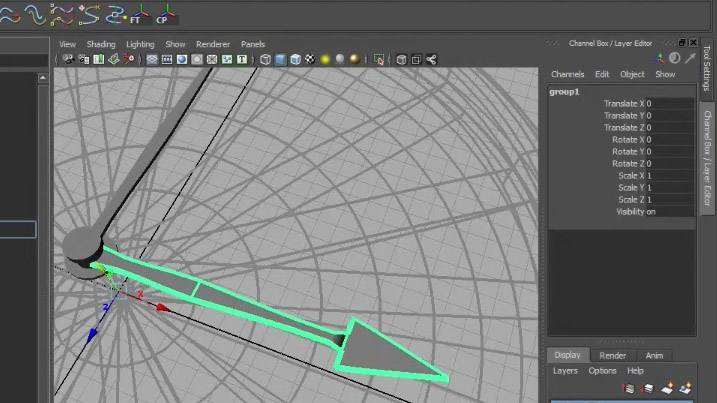 Progetto completo di base in MAYA