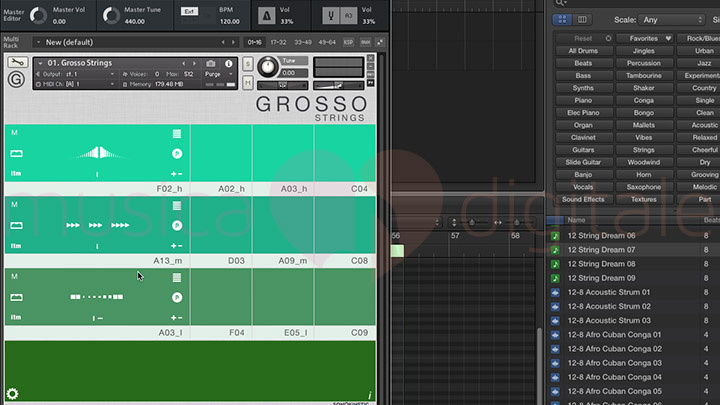 Grosso Libreria Orchestrata per musica da film