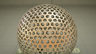 A quick and easy way to create a round mesh with well spaced holes