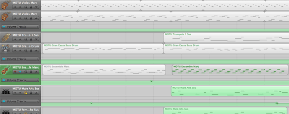 Motu and Garageband can work well