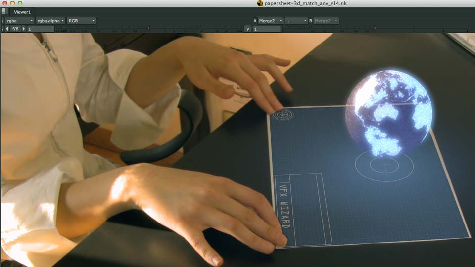 Object Track 3D in NUKE