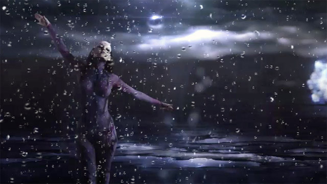 Risultato con particelle e set virtuale