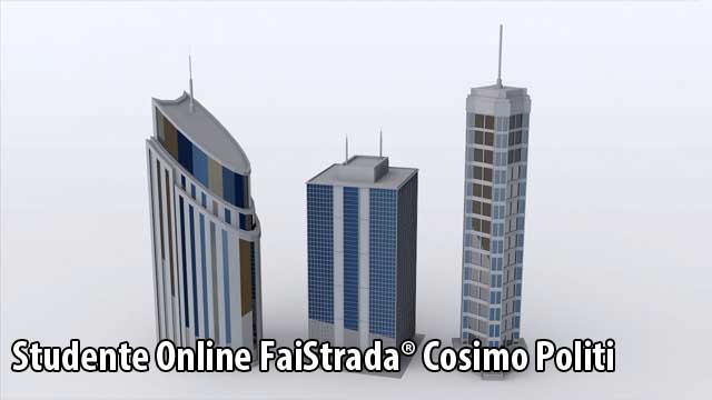 Modellini di palazzi