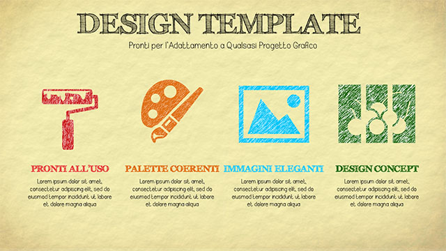 Template con design